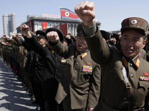 APTOPIX North Korea Rally